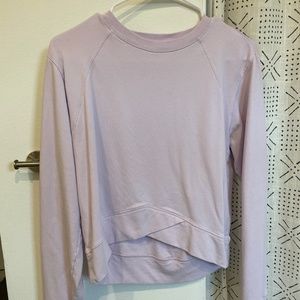 Light Purple Zella Crop Sweatshirt